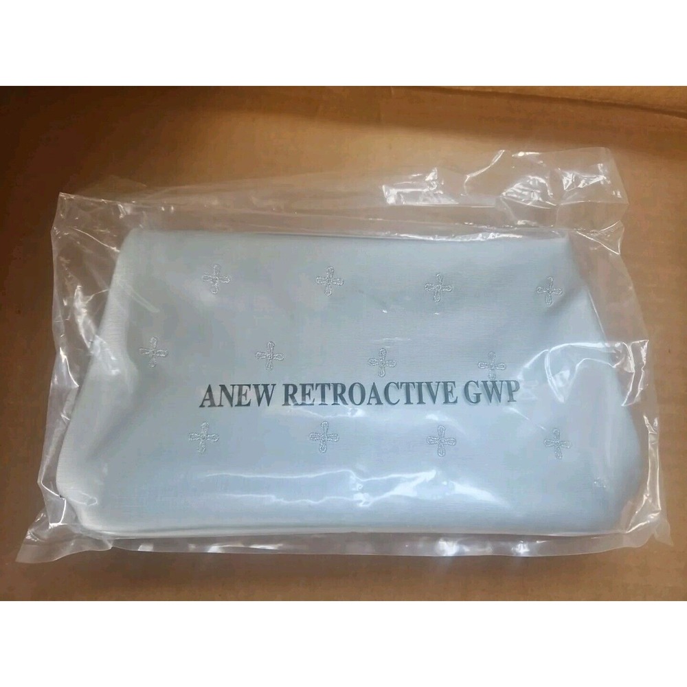 Avon ANEW Retroactive GWP Silver‎ Makeup Bag c2000